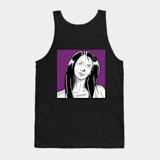 beautiful girl in ecopop self portrait art Tank Top